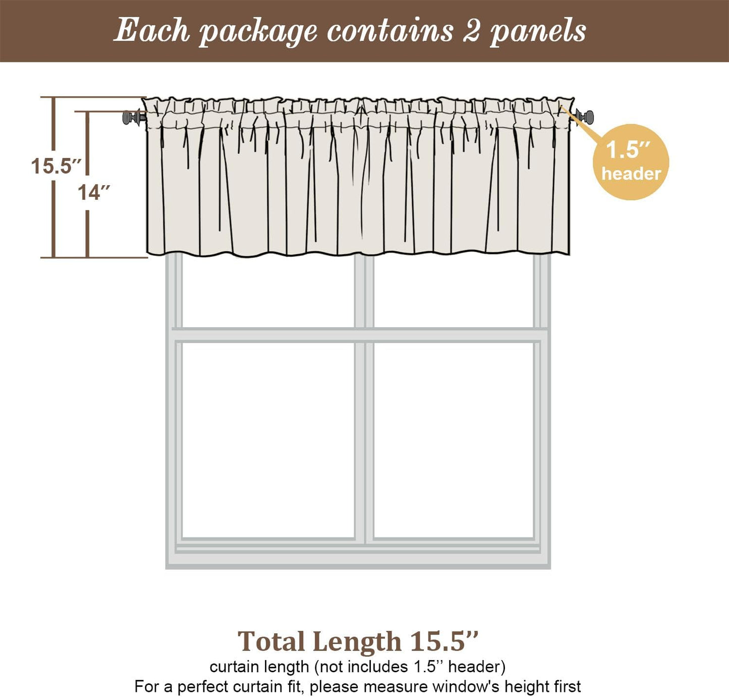 Chyhomenyc Sheer Valances for Windows 2 Packs, 42Wx14L Inches Small Window Valance for Living Room Bathroom Cafe Laundry Basement, Elegant Rod Pocket Voile Valance, Purple