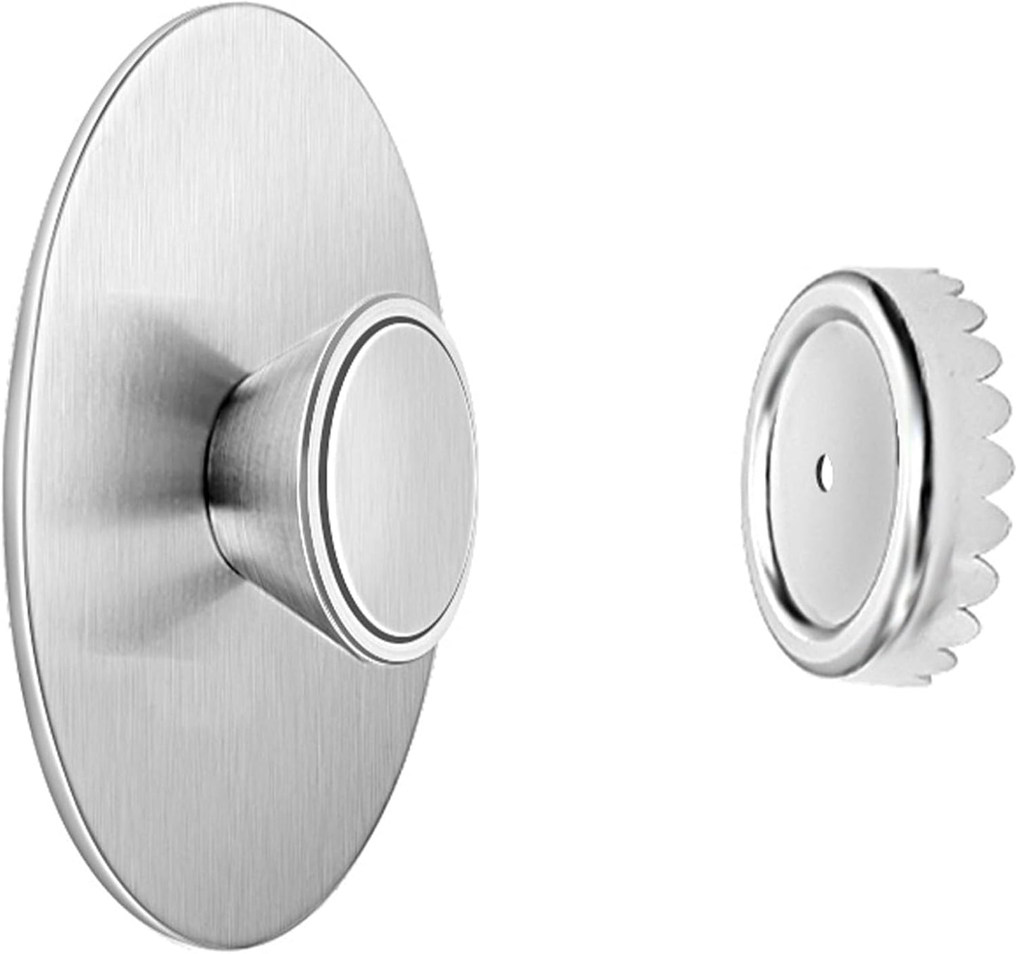 Magnetic Soap Holder, Stainless Steel Wall Mount Waterproof Bathroom Organizer for Showers/Sinks (Soap Holder-Glue)