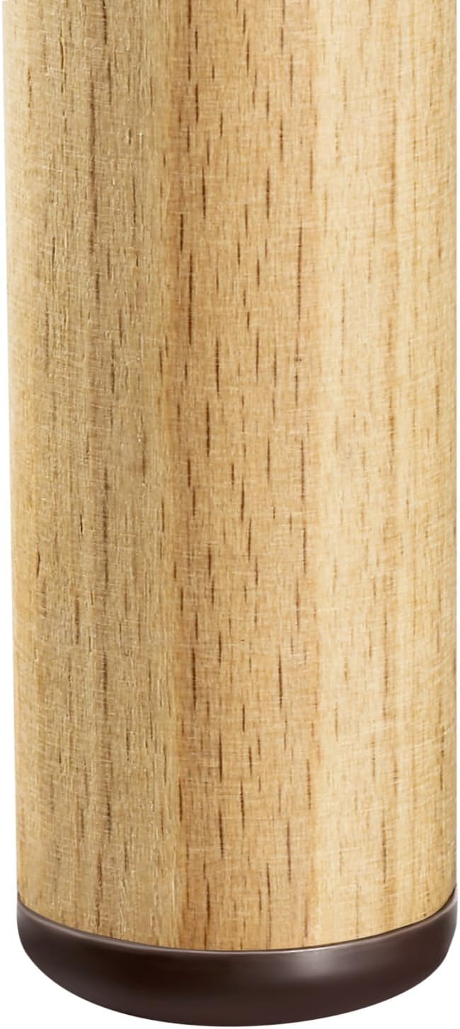 1" Nail on Furniture Sliders (24 Pack) - Furnigear Heavy Duty PTFE (Teflon) Chair Sliders Glides Wooden Furniture Movers Move Your Furniture Easily & Safety - Best Chair Leg Floor Protectors Brown