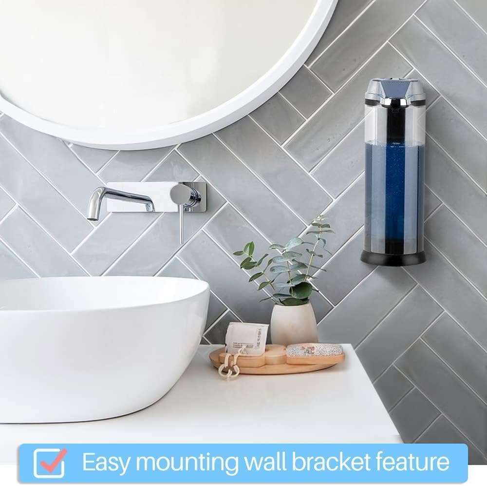 Secura 17Oz Automatic Liquid Soap Dispenser, Touchless Battery Operated Hand Soap Dispenser with Adjustable Soap Dispensing Volume Control Dial