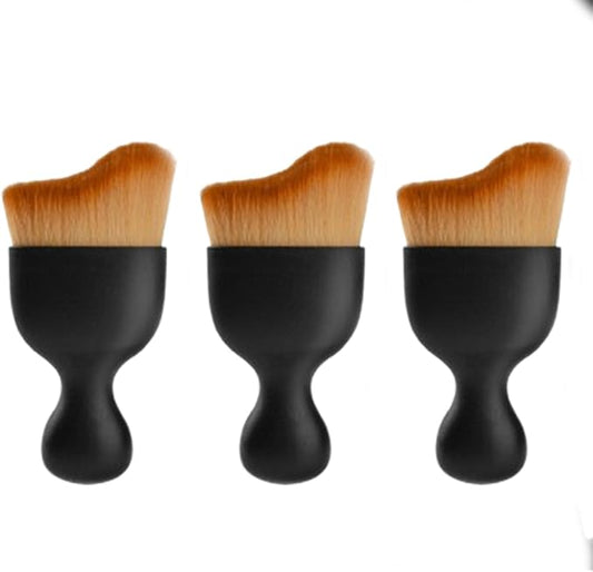 Car Detailing Brush, Ultra Soft Car Interior Cleaning Brush, Auto Detail Brush for Dashboard, AC Vents, Leather, Scratch-Free (3Pack)