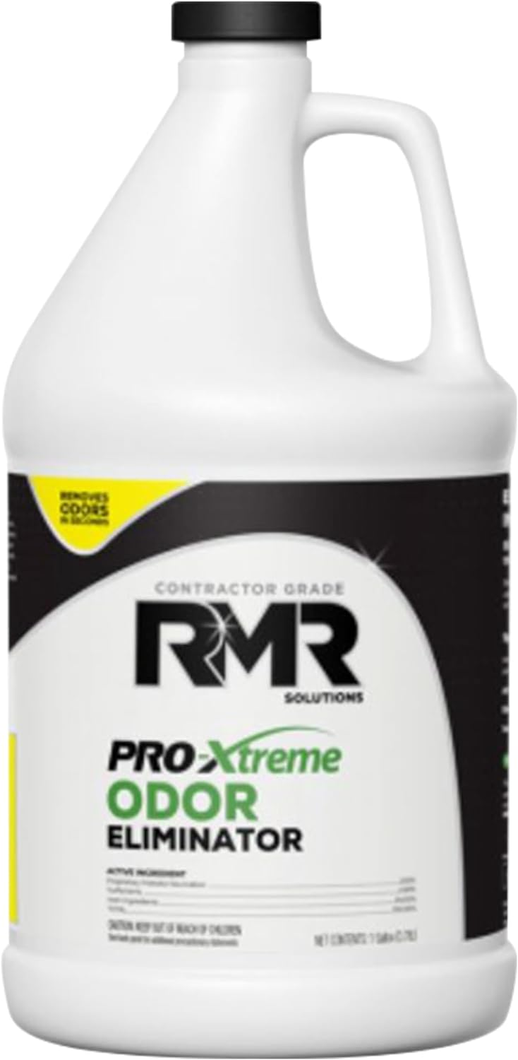 RMR PRO-Xtreme Odor Eliminator, Commercial-Strength Formula, Naturally Destroys Odors, Organic Solution, Tackles The Worst Odors, No Masking or Cover-Up Fragrances, Safe and Easy to Use, 1 Gallon