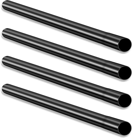 Honoson 4 Pcs 1.25 Inch Vacuum Extension Wand 32mm Black Vacuum Attachments Wand Cleaner Replacement Extension Tubes Accessories and Attachment Replacement Cleaner Pipe Tubes Extend to 14.6 Inch Long