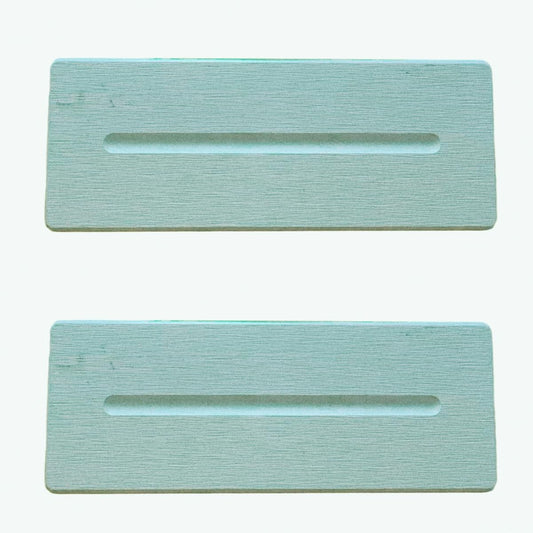 2 Pack Diatomite Stone Sink Tray, Water Absorbing Mat for Kitchen & Bathroom Counter, Quick Dry Soap Dish Makeup Vanity Caddy,Sponge Holder Organizer, White - 2pcs of 9"x 3.5"