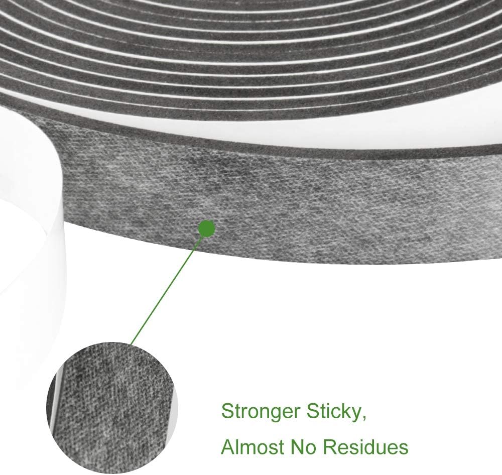 2 Rolls Foam Seal Tape for Door Window Seal Insulation, 3/4in Wx1/8in T Soundproof and Shockproof Weather Stripping, Single Sided Door Seal, Cold Air and Draft Closed Cell Seal Strip, Single 16FT