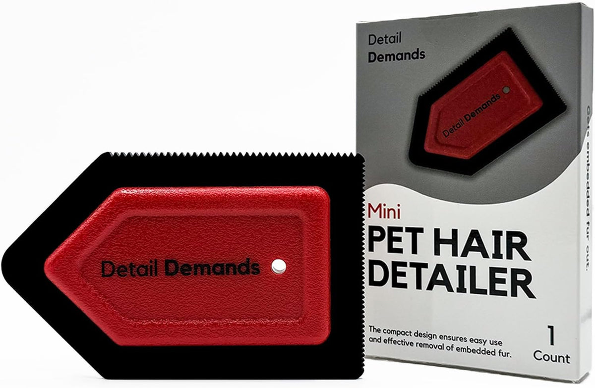 Mini Pet Hair Remover | Dog Hair Remover for Car Carpet & Car Cleaning Supplies, Cat Hair Remover for Furniture, Reusable Carpet Brush and Lint Remover, Pet Hair Removal Tool
