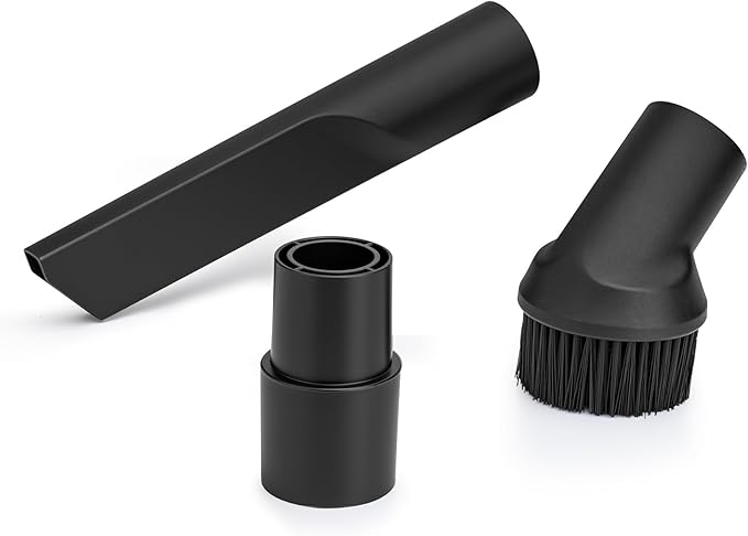 Shop-Vac 2-PC Nozzle Kit with Adapter, 1-7/8 Inch Diameter for Wet/Dry Vacuum, Includes Crevice Tool, Round Brush and Adapter
