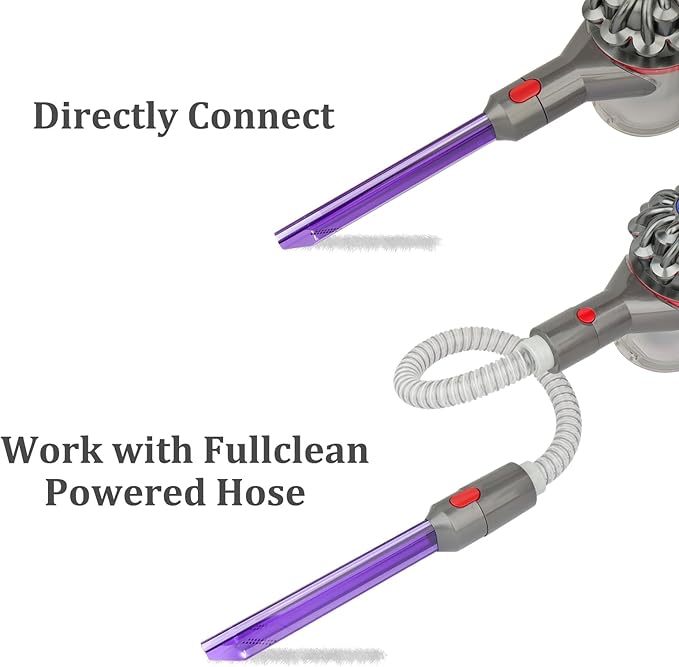 Light Pipe Crevice Tool for Dyson V8 V7 V11 V10 Cordless Vacuum Cleaner,Illuminates The Dark Gap Corner,Brush Tools Attachments Ideal for Car Cleaning