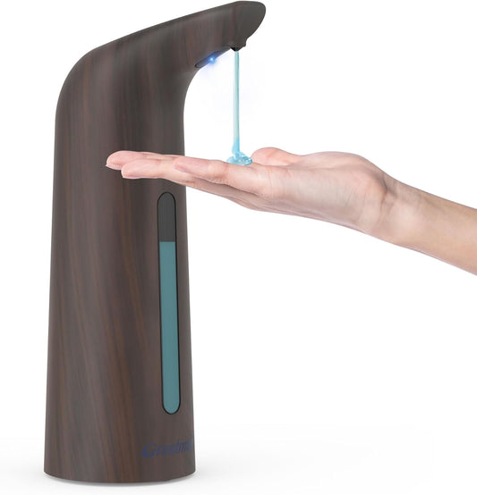 Convenient Automatic Soap Dispenser,4 Adjustable Levels Touchless Hand Sanitizer Pump with Infrared Sensor, 400 ml Countertop Electric Soap Dispenser for Bathroom,Kitchen