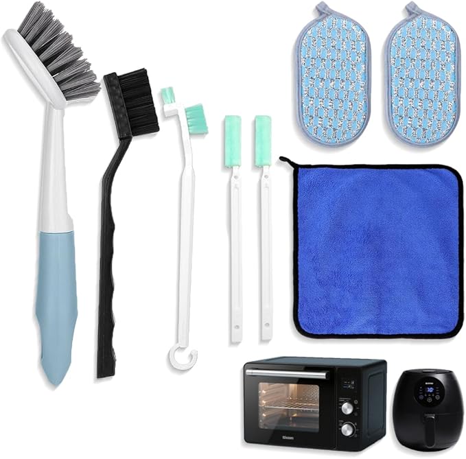 Air Fryer Cleaning Tools Set, Airfryer Cleaner Brush, Air Fryer Accessories（8 Pcs）