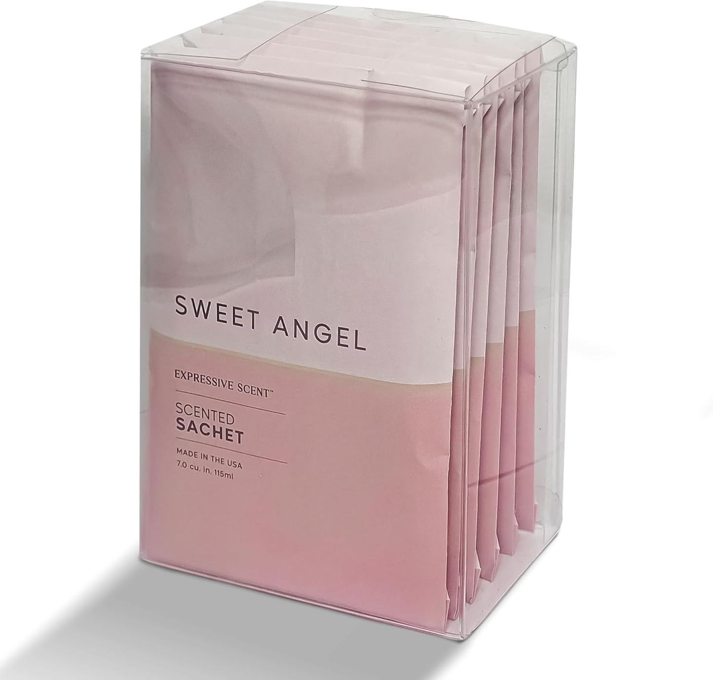 Expressive Scent 6 Pack Sachet (Sweet Angel) Long Lasting Home Fragrance for Drawers Dressers Closets Cars Kitchen