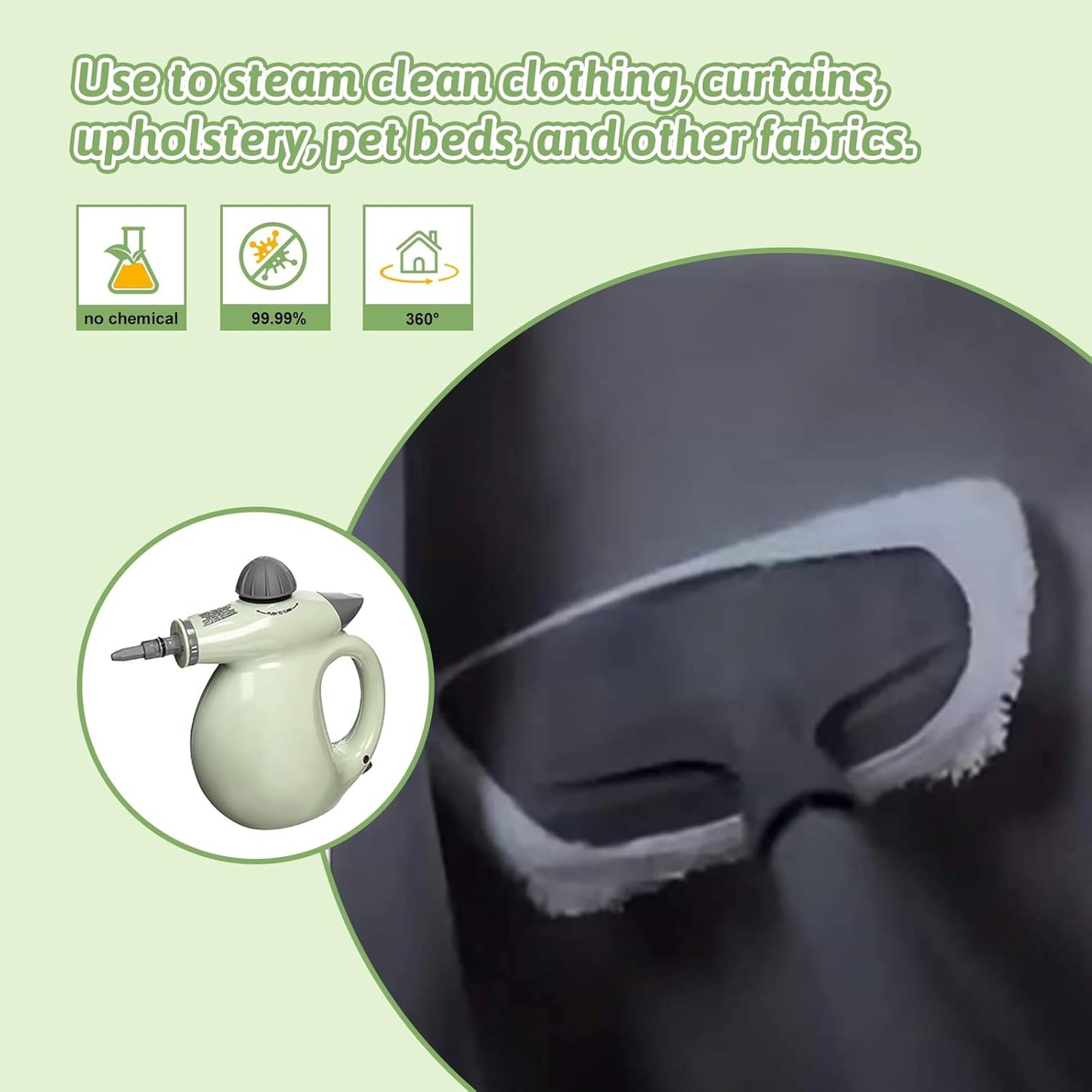 12Pack Microfiber Cloths for Handheld Steam Cleaner Compatible with Bissell Steam Shot, Comforday, PurSteam, Wagner Spraytech, Universal Washable Steam Cleaner Accessories