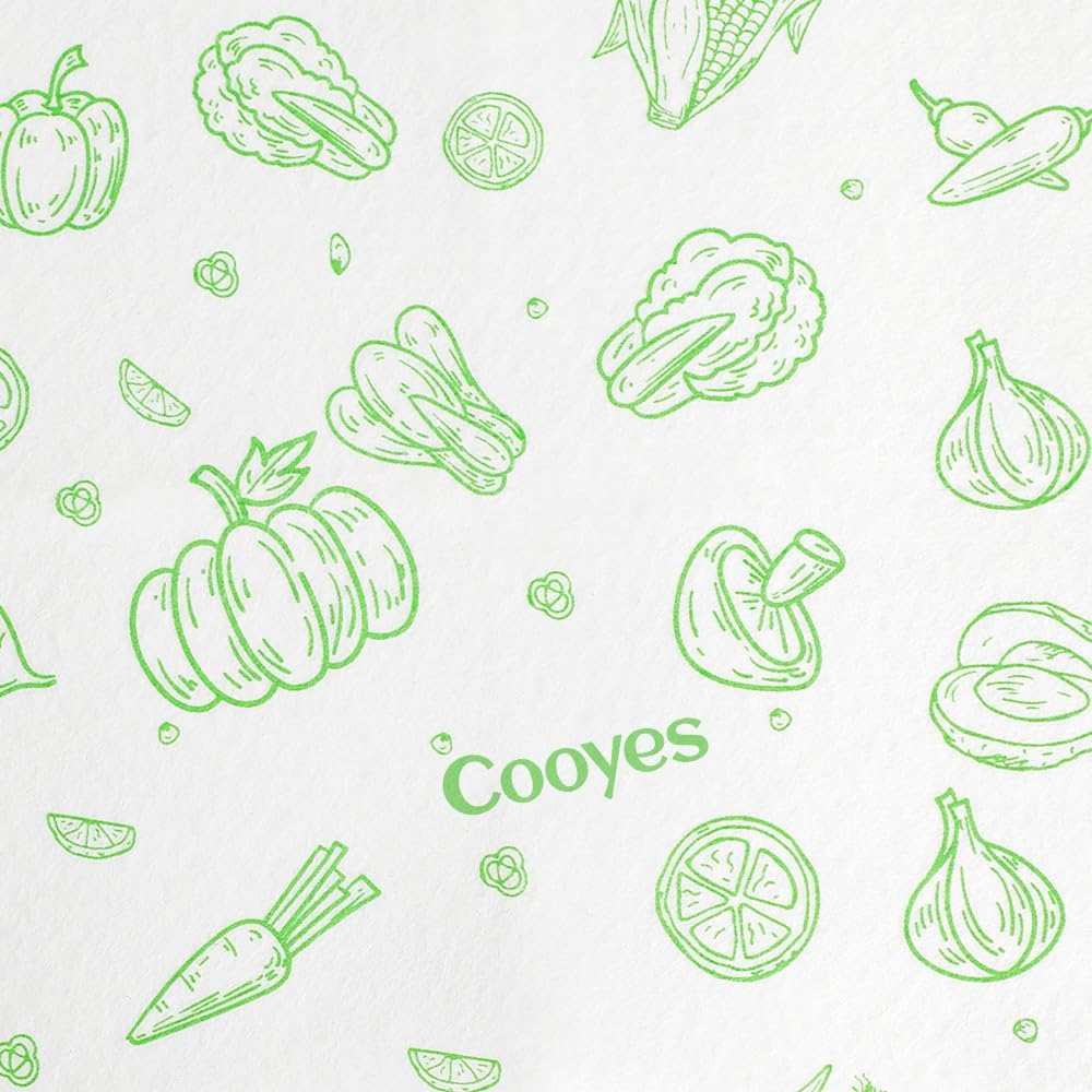 Cooyes 6 Pack Refrigerator Shelf Liners for French Door Fridge, 17.7" × 36" Extra Large, Non-Slip Fridge Mats Machine Washable, Refrigerator Drawer Liner for Glass Shelves Kitchen Cabinet