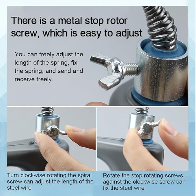 Drain Clog Remover (5pcs)＆Drain Auger 32 FT (1pcs)＆Drain Snake Hair Remover (1pcs),Toilet Plumbing Snake Set for Toilet Sewer Shower Kitchen Bathroom Tub Clogged Drains Opener Cleaning Tool