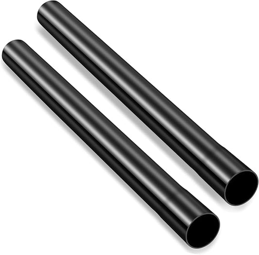 Honoson 2 Pcs 1.25 Inch Vacuum Extension Wand 32mm Black Vacuum Attachments Wand Cleaner Replacement Extension Tubes Accessories and Attachment Replacement Cleaner Pipe Tubes Extend to 14.6 Inch Long
