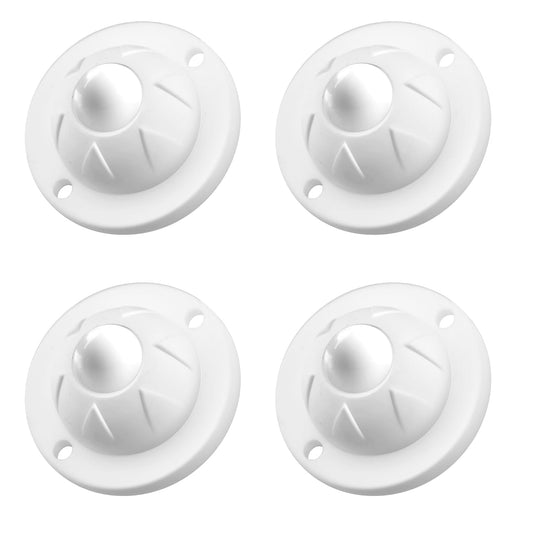 PlusRoc 4 Pack Self Adhesive Caster Wheels For Kitchen Appliance Rollers, Load Capacity 14LBS Per Wheel, Mini Swivel Wheels Sliders For Stand Mixers Air Fryers Coffee Machine
