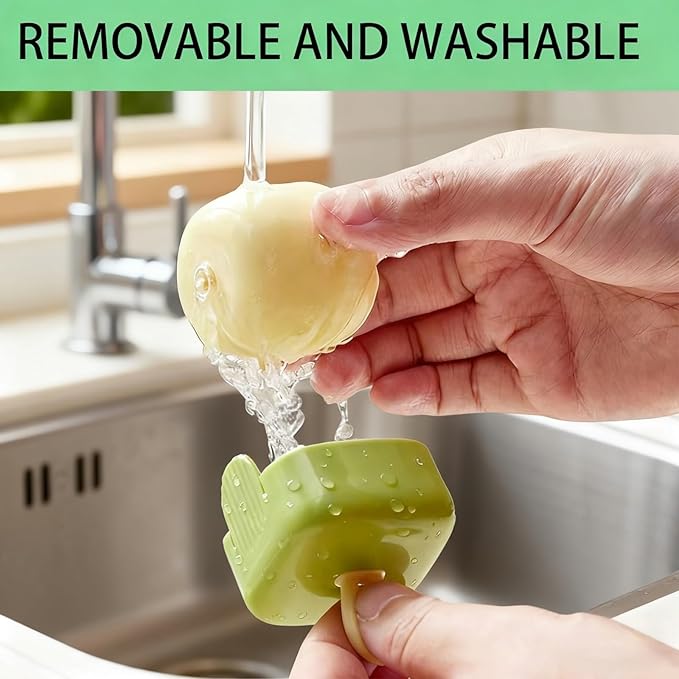 2-Pack Mini Lint Remover Roller - Washable Gel Roller for Reusable Pet Hair Removal on Clothing,Furniture and Carpets (Green & Beige)