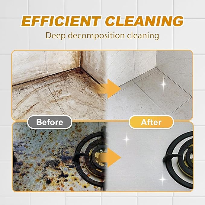 Grease Remover,Heavy Oil Stain Cleaner Kitchen,Clean Up Kitchen Oil Stains, 2025 Upgrade Cleaner Spray Degreaser Cleaner, Grease Remover for Pot, Stoves and Range Hoods (3)
