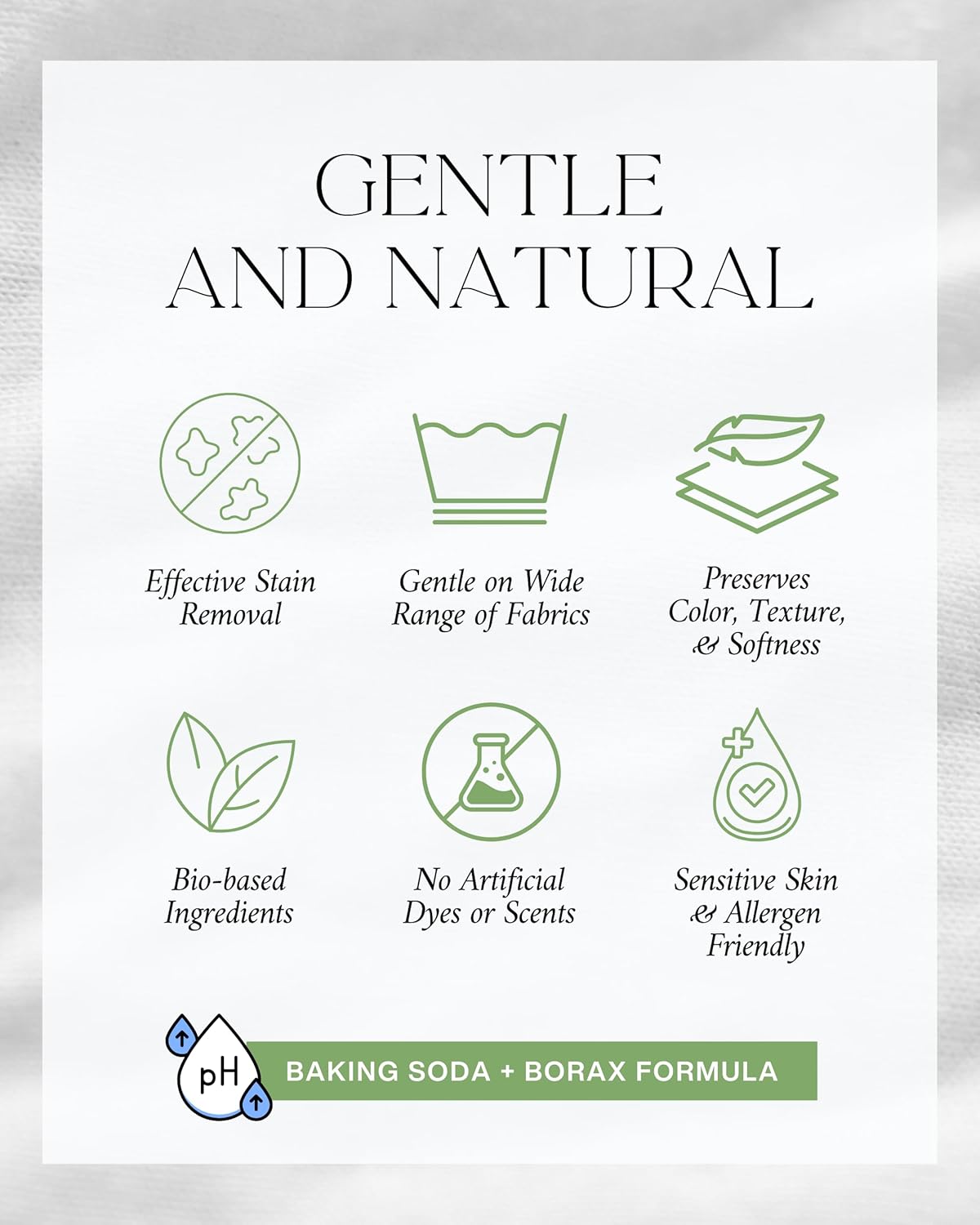 Home "CASHMERE" Laundry Detergent Powder & Laundry Booster – Ultra-Concentrated Peachwood & Patchouli Scent – Plant-Based, Stain-Fighting, HE Safe, Gentle on Skin – 32 oz / 64 Loads