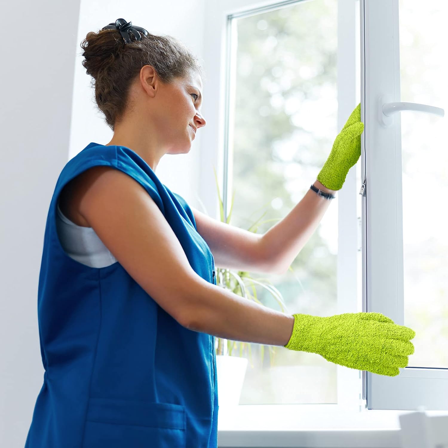 Bencailor Microfiber Dusting Gloves
