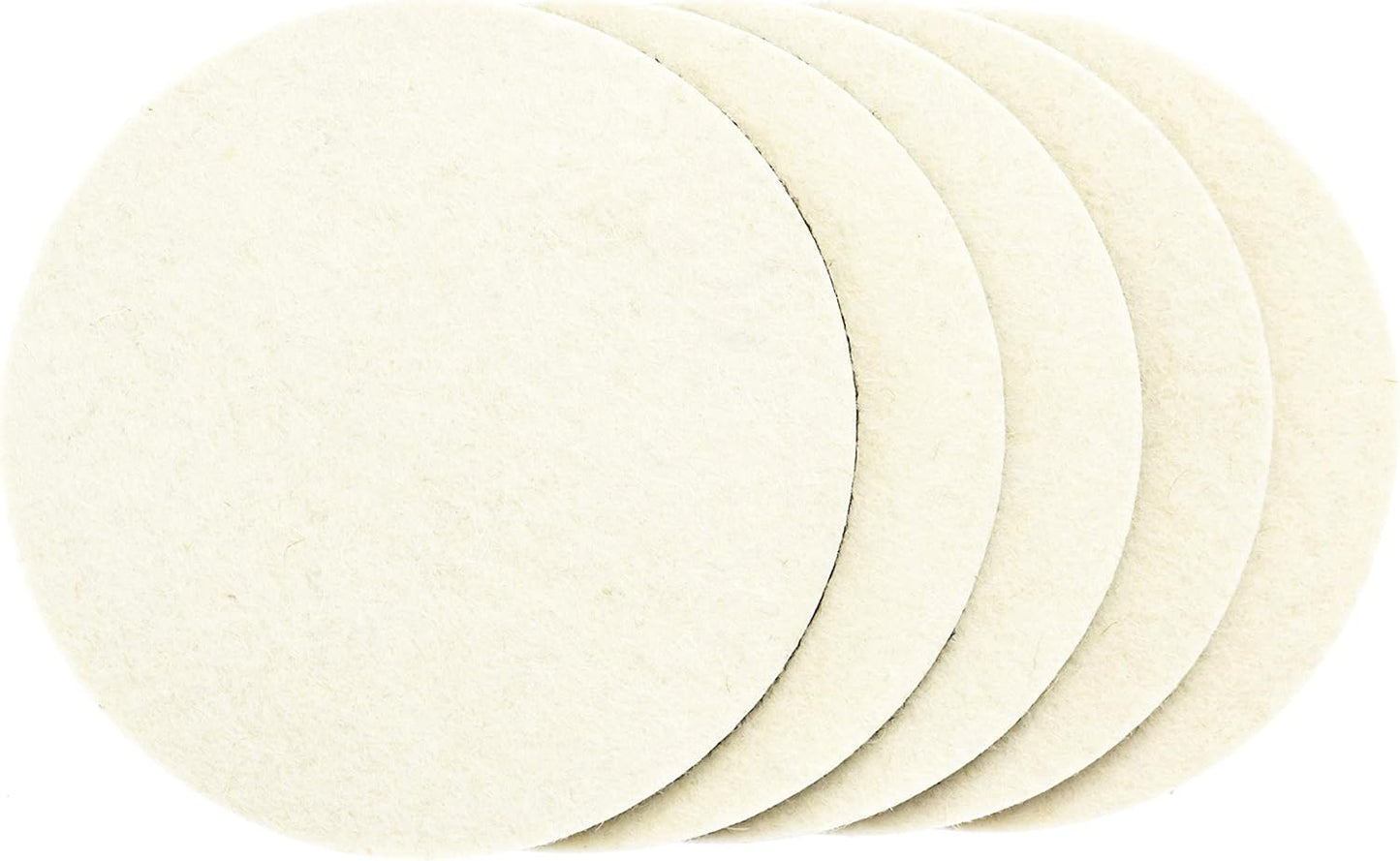 Glass Polishing Pad Discs for Use with Cerium Oxide 5 Pack | 3", 5" and 6" | Remove Scratches and Scuffs in Windshields, Windows, Table Tops and More (3")