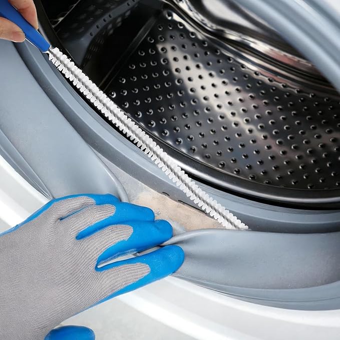 17 Inch Sink Drain Overflow Cleaning Brush Household Sewer Hair Catcher Bendable Long Pipe Cleaners Flexible Clog Remover Tool for Toilet Kitchen Shower Bathroom Tub Sewer