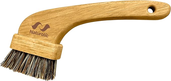 All-Natural Grout Brush Set | Wooden Cleaning Brush for Tile and Floor | Durable Floor Scrubber for Bathroom and Kitchen | Eco-Friendly Household Cleaning Tools