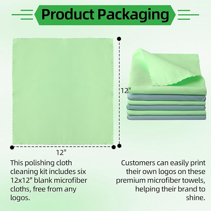 （6-Pack） Gibson Guitar Polishing Cloth,for Flute,Trumpet,Grand Piano,Acoustic Guitars,Electric Guitar,Trombone,Violin,Bass,Clarinet,Tuba Instrument,Brass Instruments Cleaning Kit Accessories