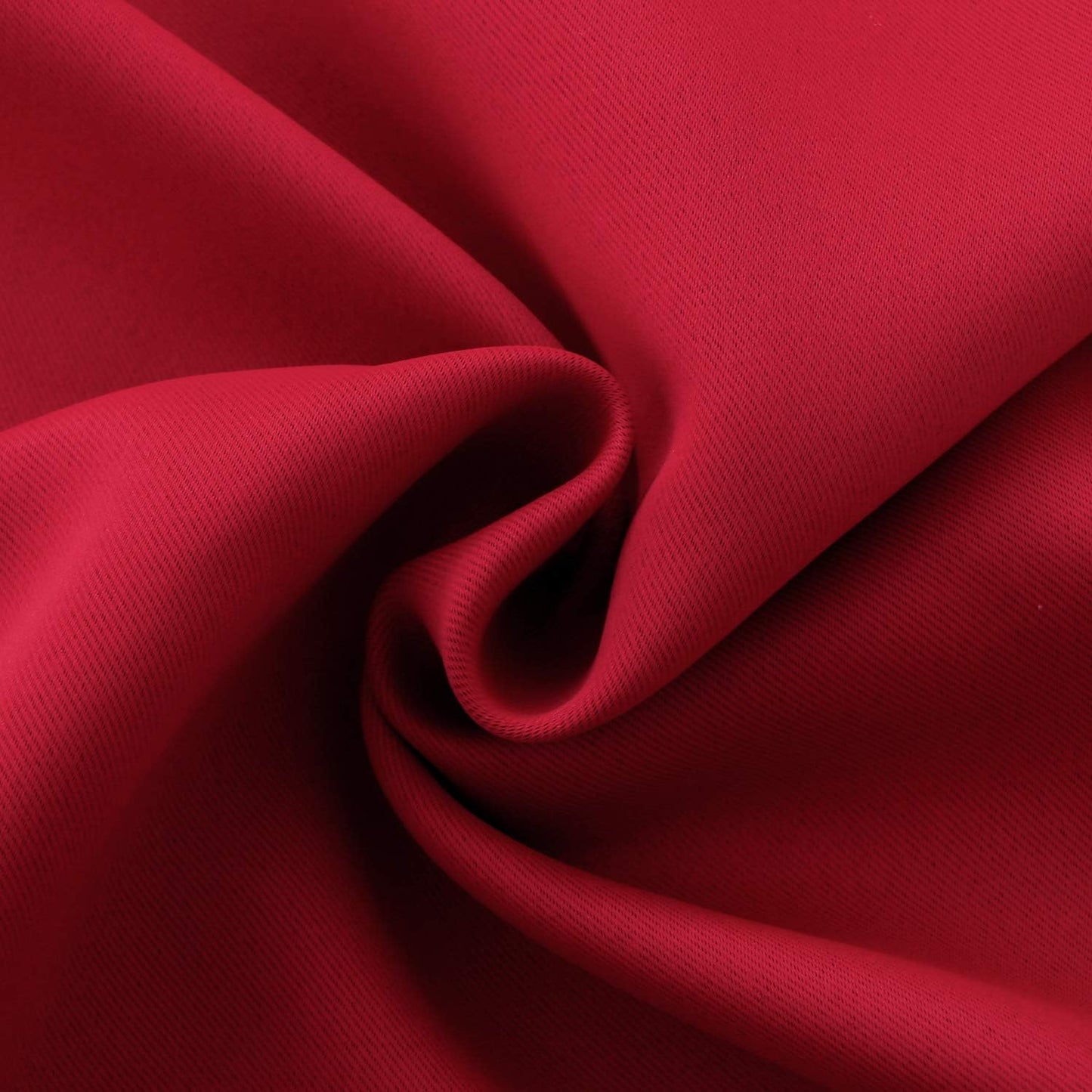 BGment Red Blackout Curtains 36 Inches Length for Short Window - Small Half Window Drapes with Rod Pocket Thermal Insulated for Kitchen Cafe Bathroom, 2 Panels, 34 x 36 Inch
