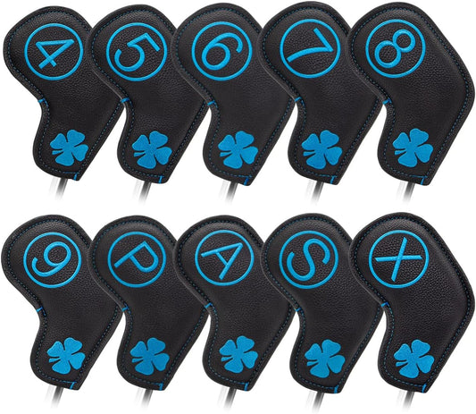 Barudan Golf Iron Club Head Covers Headcovers fits for Taylormade, Mizuno, Callaway, Etc.