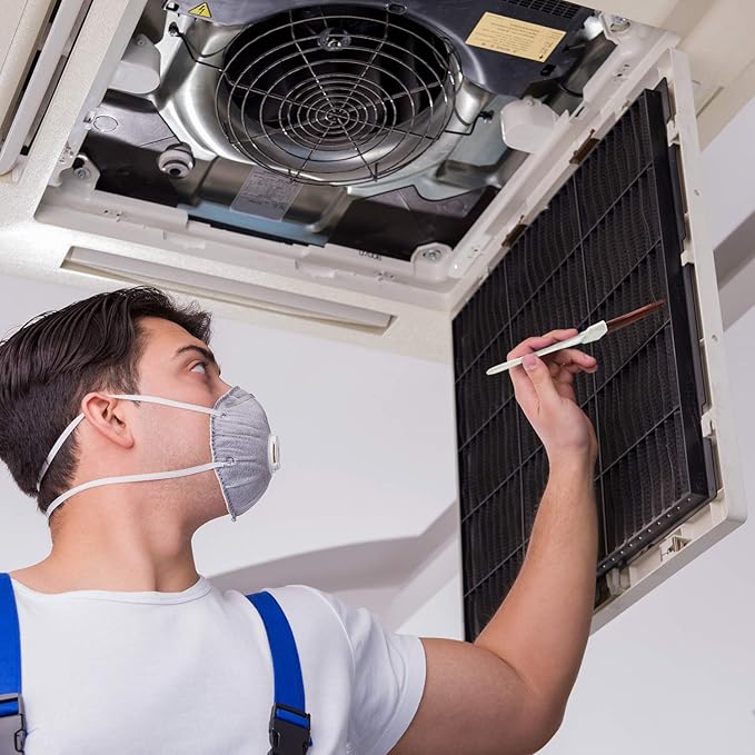 2 Pcs Air Conditioner Condenser Fin Brush Ac Coil Cleaner Brush for Refrigerator Coil(2)