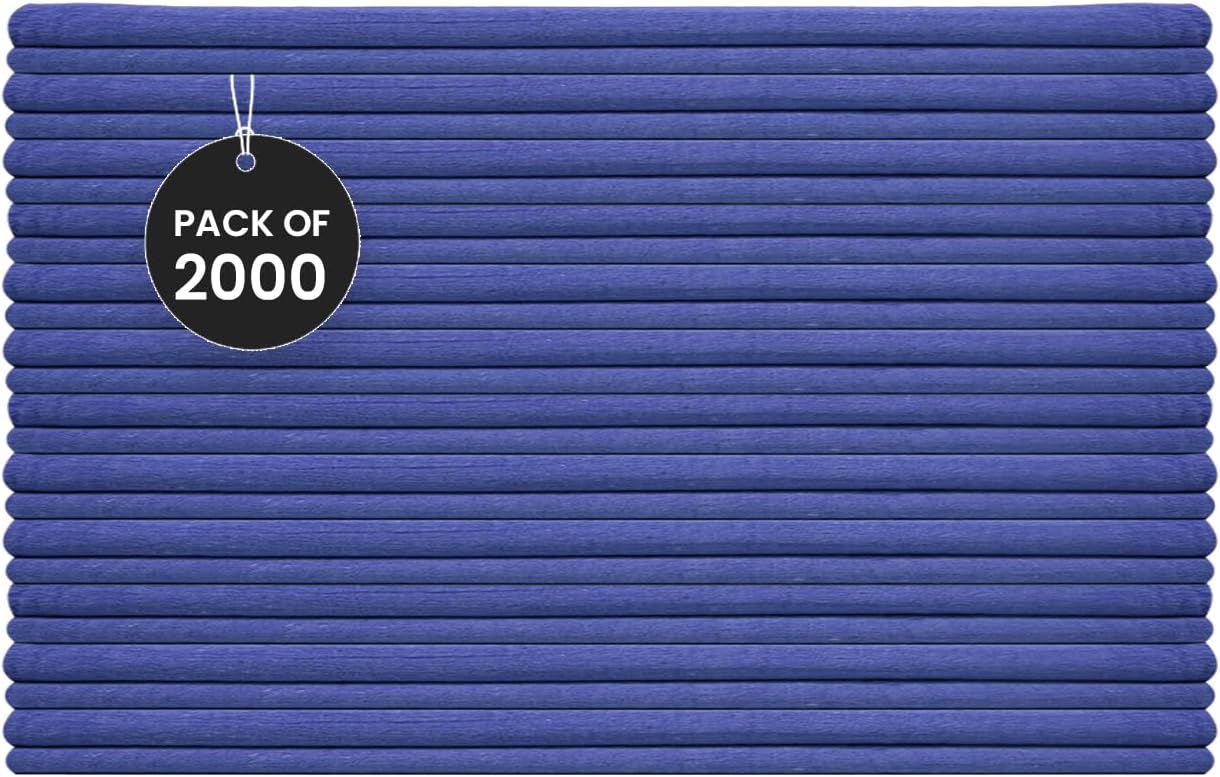 Shop Towels (Blue, 2000-Pack) - Bulk Cleaning Towel in a Bag, Mechanic Cotton Wipes for Car Maintenance, Auto Mechanics & Garage, Wipe Grease & Oil, Machine Wash & Reusable