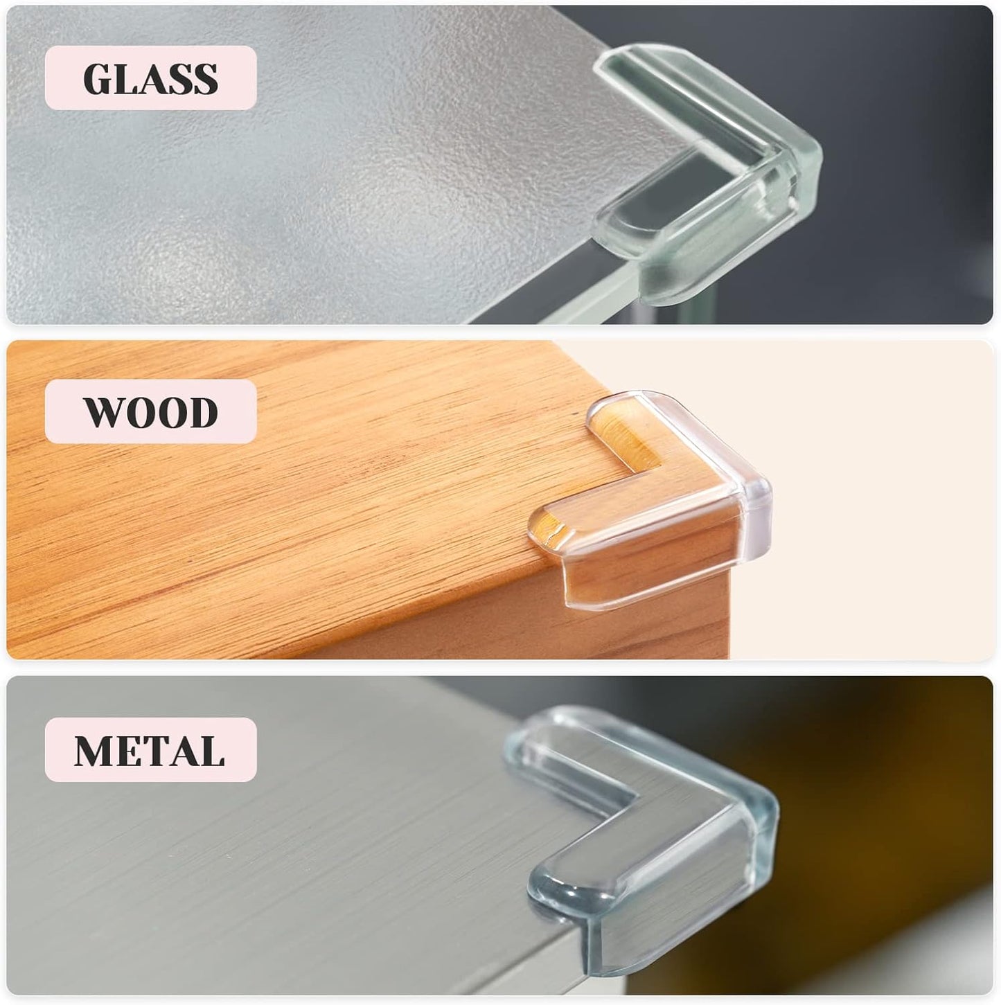 24 Pack Corner Protectors, Corner Guards, Table Corners, Corner Protector Baby, Furniture Corner Protectors, Corner Guards for Furniture, Corner Bumpers, Table Corner Protector for Baby