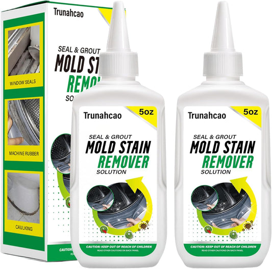 10oz Stain Remover Gel Cleaner, Home Stain Remover Cleaner for Front Loader Washing Machine Black Stain Removal Multi Surface Stain Cleaning Gel for Bathroom Seals, Grout, Shower & Tile,Caulk,Tub