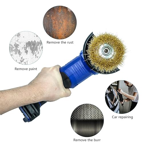 SALI 24 Pack Wire Cup Brush, 3 Inch Coarse Crimped Cup Brush for Grinders, with 5/8-11 Inch Arbor for Heavy Cleaning Rust, Stripping and Abrasive, for Angle Grinder