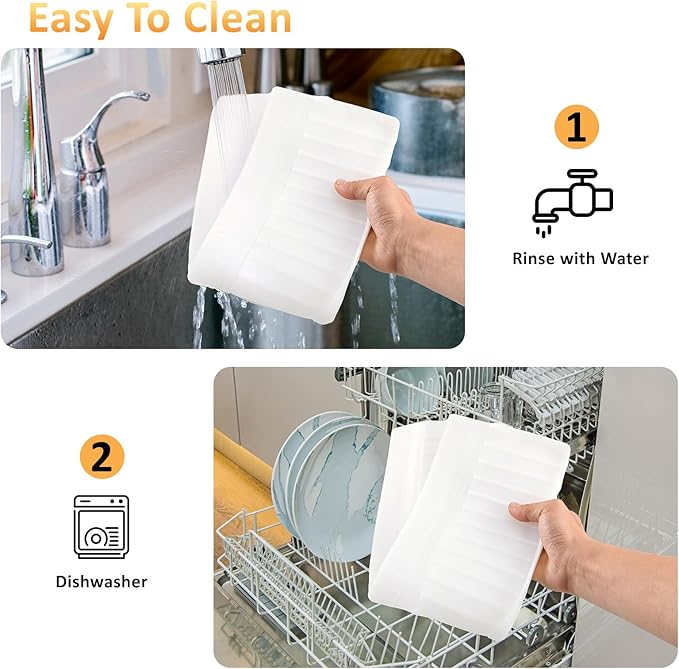 Sink Edge Protector with Suction Cup 4"x24", Silicone Sink Splash Guard for Kitchen & Bathroom, Protect Countertop from Scratches, Stains, for Stainless Steel Granite Quartz-Clear