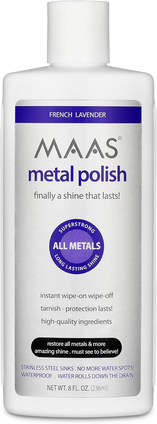 Maas International Liquid Metal Polish, 8-Ounce