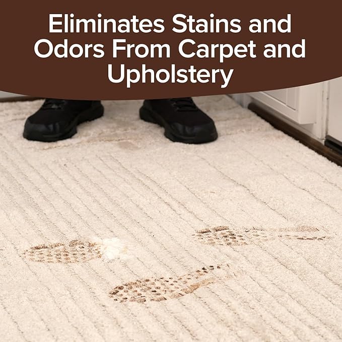 Bull Shot Carpet Spot & Stain Remover by Horsepower, AS SEEN ON TV, Made In USA, Just Point & Spray, Stain-Lifting Foam-Action, Pet Stains & Odors, Coffee, Soda, Wine, Grease, New & Old Stains & More