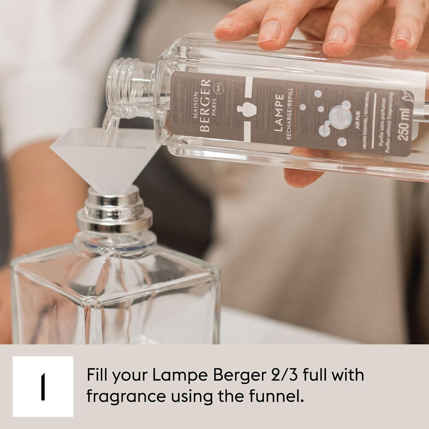 MAISON BERGER - Zest of Verbena - Lampe Berger Fragrance Refill for Home Fragrance Oil Diffuser - Air Freshener - 33.8 Fluid Ounces - 1 Liter