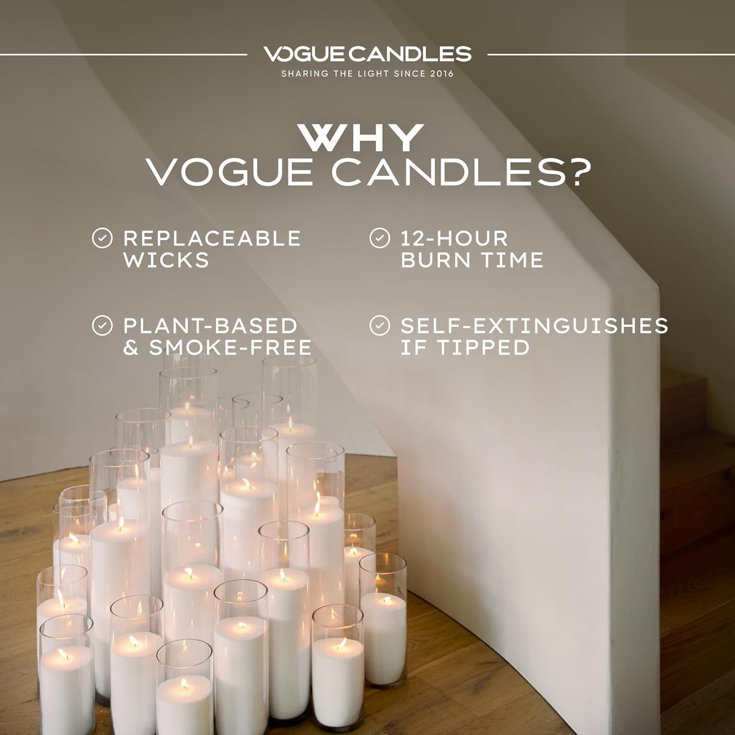 Vogue Candles 3-Pack 5 LB Refillable White Pearled Candle Sand – 15 LB Value Bundle with 150 Reusable Wicks - Bulk Plant-Based Candle Granules