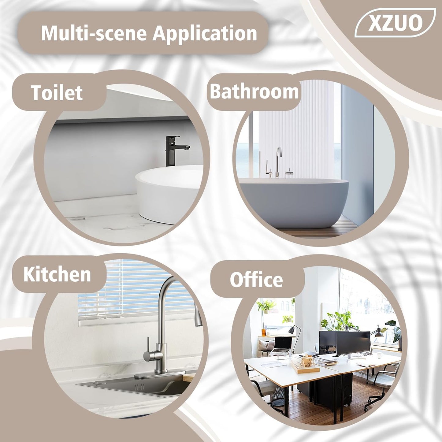 Automatic Soap Dispenser Touchless 23.7oz/700ml Rechargeable Liquid Soap Bottle with Motion Sensor for Bathroom & Kitchen