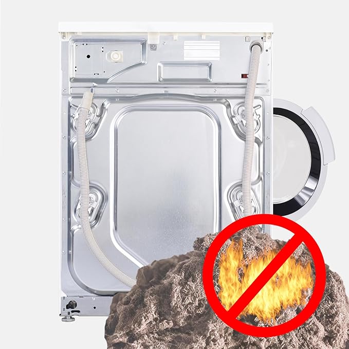 2-Pack Dryer Exhaust Cleaner Kit Vent Trap Cleaner, Long Flexible Refrigerator Coil Brush and Vacuum Brush.