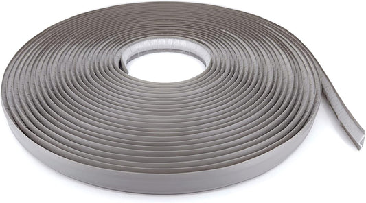 InstaTrim The Original Flexible Trim - 50ft Grey 3/4" Wide Caulk Tape - Adhesive Trim with Many Uses Including Caulking for Bathtubs, Sinks, Counters, Tile, Floors - Made in USA