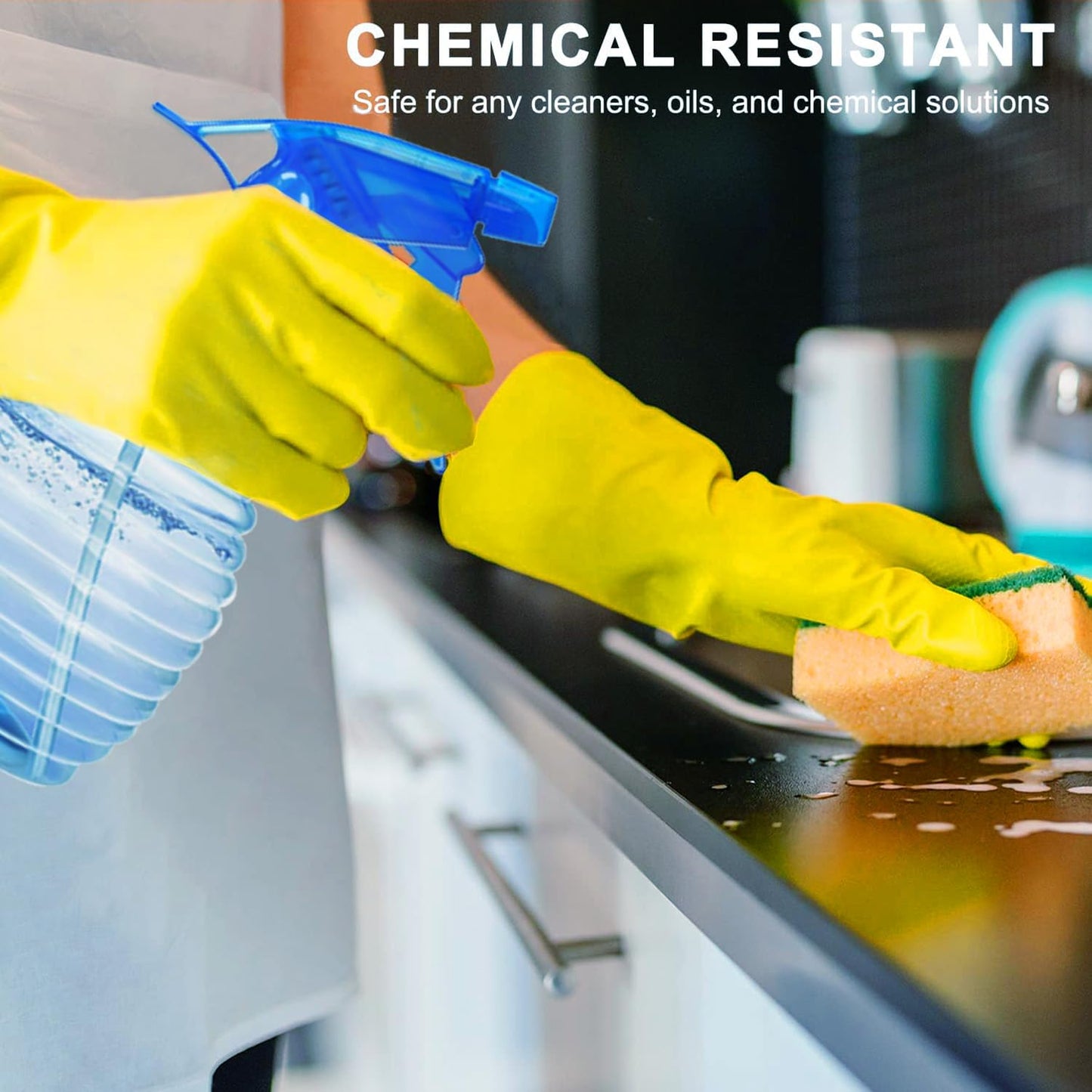 Spray Bottles - 3 Pack, 16 oz - Mist/Stream, Bright Colors, Sturdy, Leak Proof, BPA Free, For Cleaning, Plants, Pet, Vinegar, BBQ, Hair, Cooking - Perfect Size, Easy to Use. With Labels, Funnel