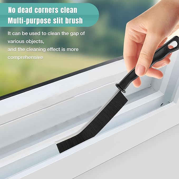 7pcs Hard Bristle Crevice Cleaning Brush Multifunctional Gap Scrub Cleaner Tool for Household Use, Kitchen Sink, Bathroom, Toilet Dead Corners, Window, Vehicle, Grout, Clean Tight Spaces