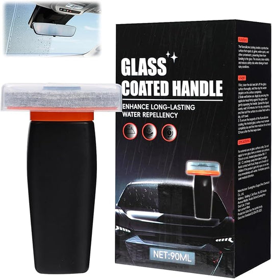 Oil Film BrushHandheld Glass Oil-Film Remover, New Upgrade Powerful Roll-On Glass Compound Emulsion Guard Cleaner Glass Cleaning Board, Automotive Oil Film Cleaning Brush Car Windshield Windows