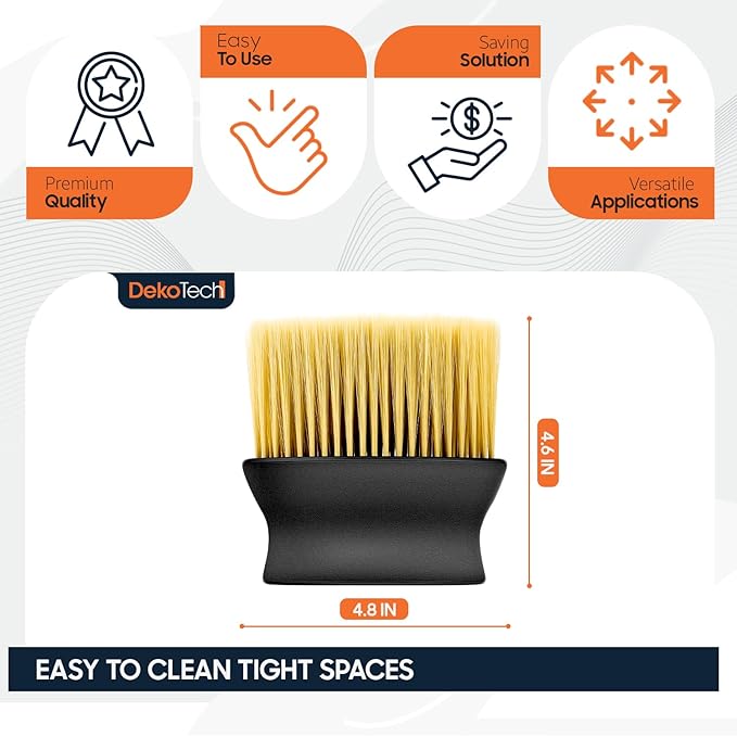 Premium Auto Interior Dust Brush – Soft Bristle Car Detailing Brush for Dashboard, Air Vents, Leather, Skylight, and Exterior Surfaces, Scratch-Free Cleaning Tool for Automotive and Home