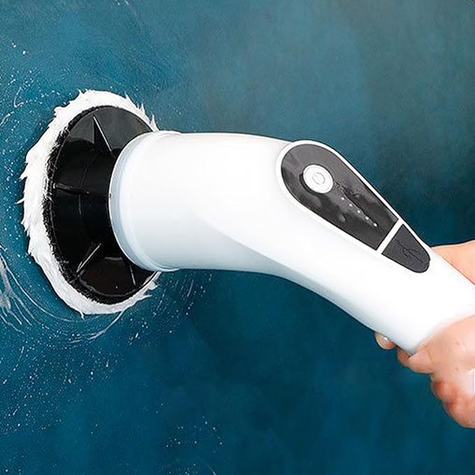 Floor Cleaning Brush - 9 in 1 Long Handle Tile Scrubber, Non-Slip Extendable Bathroom Scraper, Multifunctional Grout Cleaner | Home Kitchen Outdoor Garage Wall Bathtub Floor Cleaning Tool