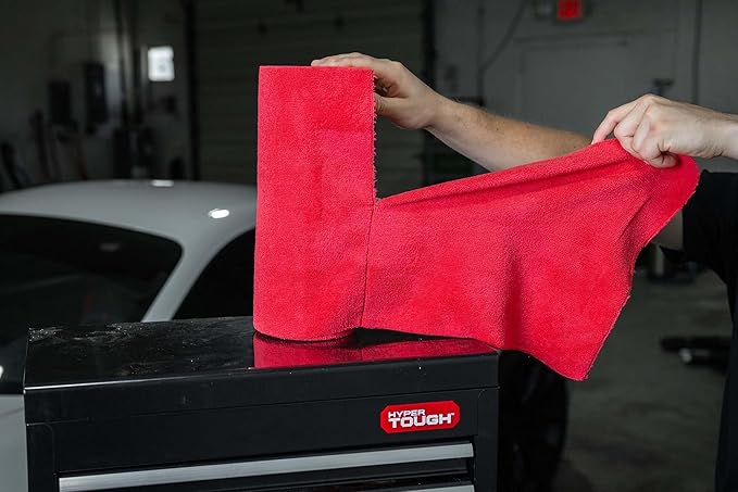 Autofiber [Roll-o-Rags] Microfiber Towels on a Roll | Tear Off Sheets | 12"x12" | 30/roll (Gray)