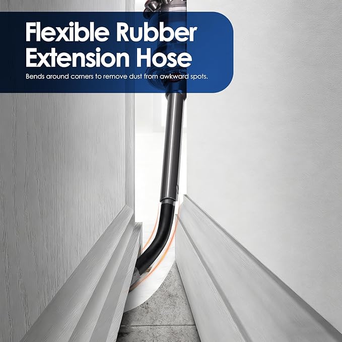 Extendable Flexi Crevice Tool Vacuum Attachments, 971433-01 Quick Release Slim Nozzle Attachment Compatible with Dyson V15 V12 V11 V10 V9 V8 V7 Gen5 G5 Vacuum Cleaner
